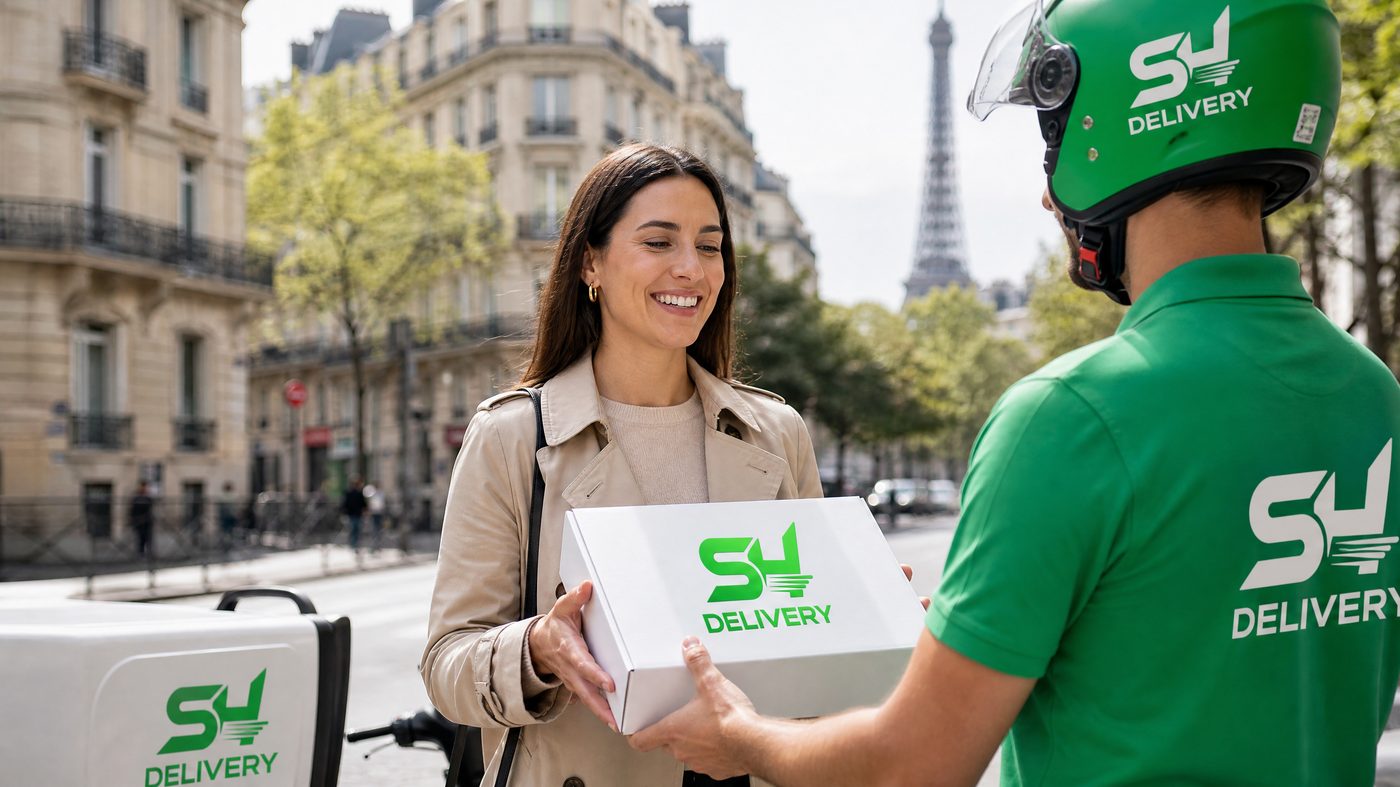 Remise de colis SH Delivery à Paris