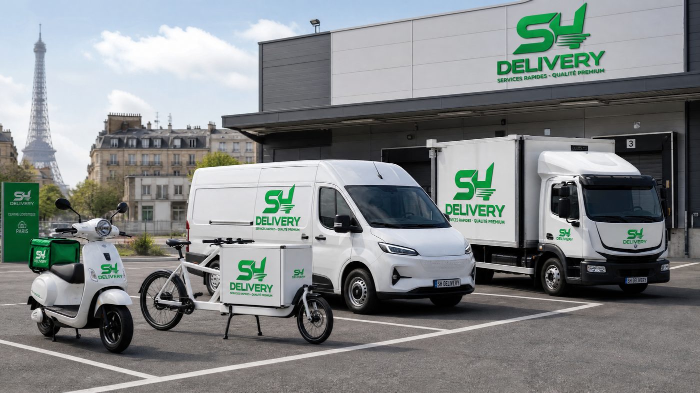 Infrastructure et véhicules SH Delivery