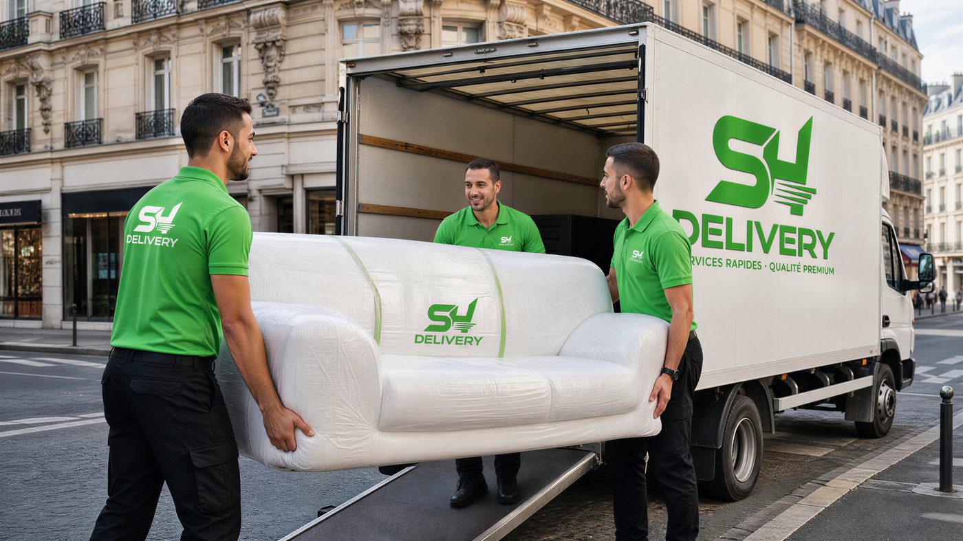 Équipe SH Delivery de déménagement premium